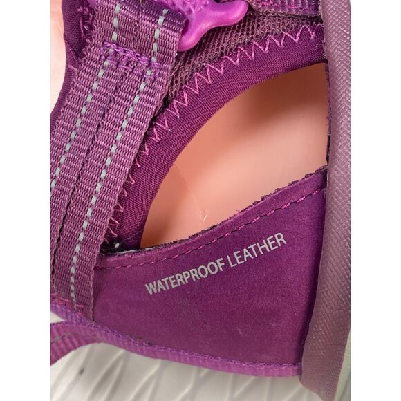 NEW Teva Terra-Float Leather Waterproof Shoes Sneakers Mary Jane W's 10 Purple - Picture 12 of 14